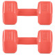 Spokey Βαράκια σετ Monster II Cement Dumbbells 2x4 kg